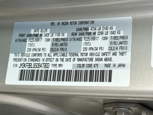 Used 2025 MAZDA CX-5 AWD 2.5 S w/ Select Package image 40