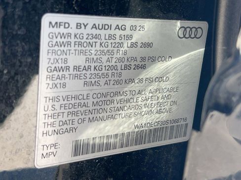 Certified 2025 Audi Q3 2.0T Premium w/ Convenience Package image 20