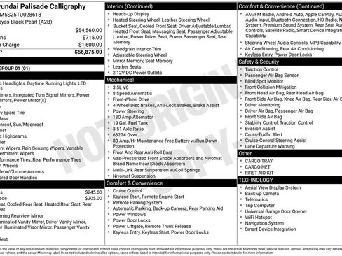 Certified 2026 Hyundai Palisade Calligraphy FWD image 24