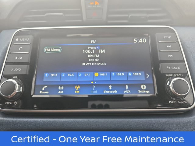 Certified 2025 Nissan Versa SV w/ Trunk Package FWD image 8