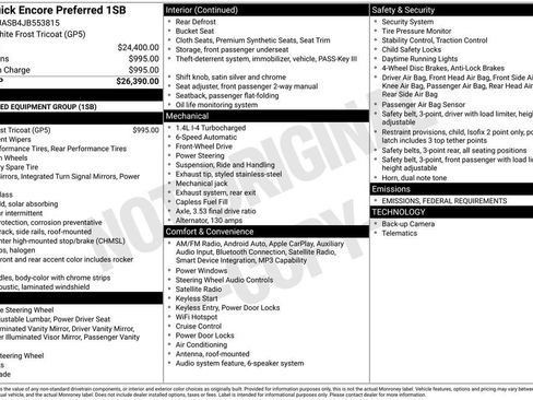 Used 2018 Buick Encore Preferred image 24