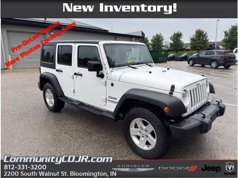 Used 2017 Jeep Wrangler Unlimited Sport w/ Quick Order Package 24S AWD/4WD image 1