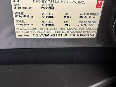 Used 2015 Tesla Model S P90D image 61