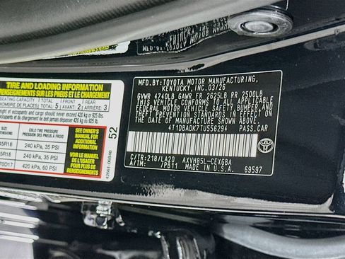 Used 2026 Toyota Camry XLE AWD/4WD image 32