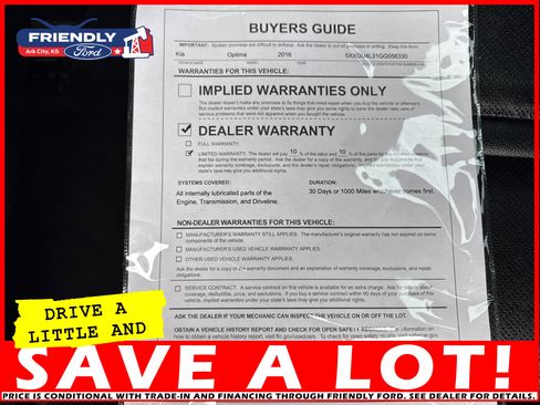 Used 2016 Kia Optima EX w/ Premium Package image 21