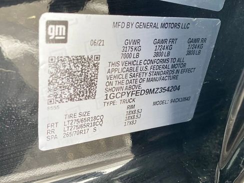 Certified 2021 Chevrolet Silverado 1500 LT Trail Boss w/ Bed Protection Package image 24