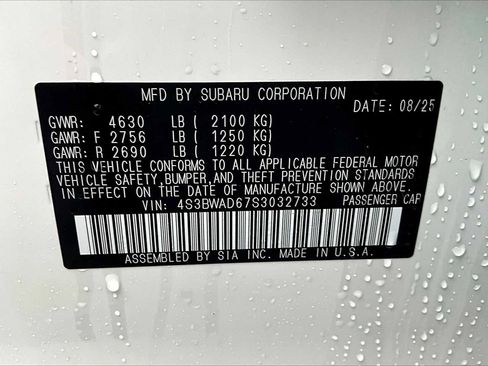 New 2025 Subaru Legacy Premium image 18