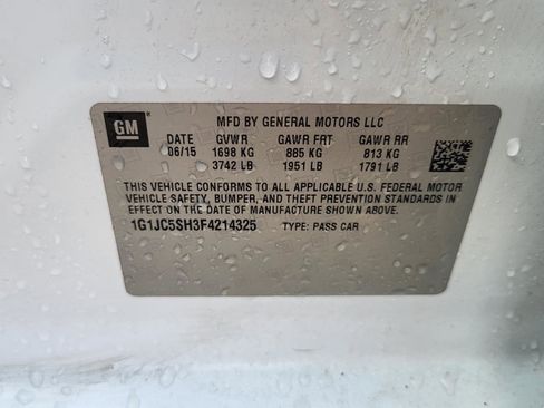 Used 2015 Chevrolet Sonic LT w/ Advanced Safety Package image 34