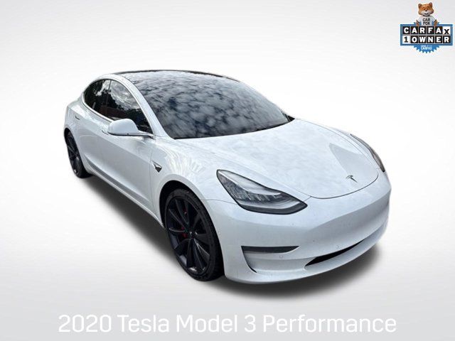 Used 2020 Tesla Model 3 Performance AWD/4WD image 1