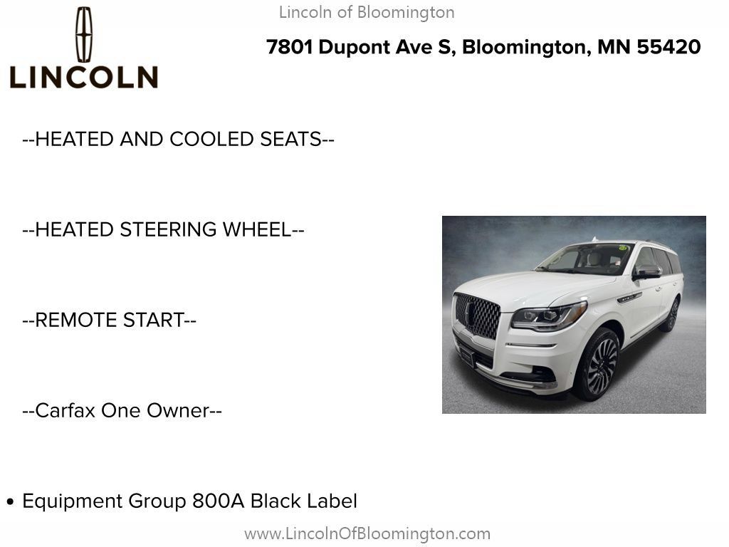 Certified 2023 Lincoln Navigator Black Label AWD/4WD image 6