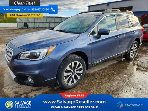 Used 2016 Subaru Outback 2.5i Limited AWD/4WD image 1