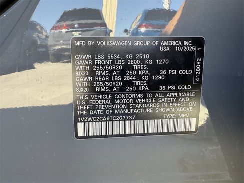 New 2026 Volkswagen Atlas Cross Sport SE image 27