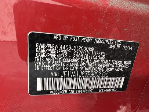 Used 2015 Subaru WRX Limited image 32