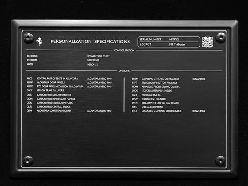 Certified 2021 Ferrari F8 Tributo RWD image 22