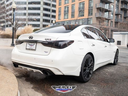 Used 2018 INFINITI Q50 Red Sport 400 w/ Sensory Package (Sport) image 7