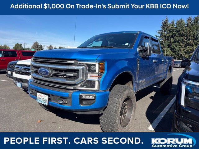 Used 2020 Ford F350 Platinum AWD/4WD image 1