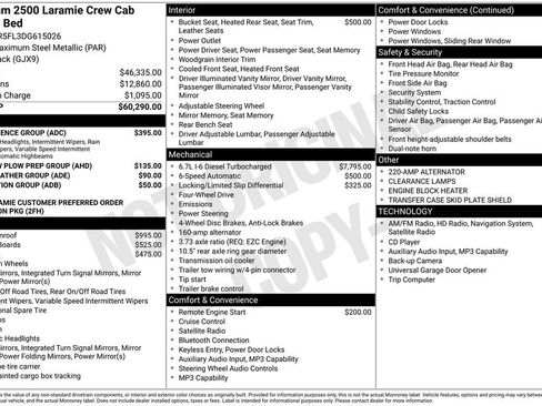 Used 2013 RAM 2500 Laramie w/ Convenience Group image 36
