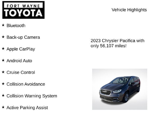 Used 2023 Chrysler Pacifica Touring-L w/ Uconnect Theater Family Group AWD/4WD image 7