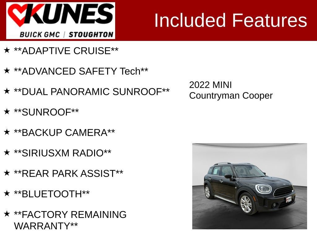 Used 2022 MINI Cooper Countryman FWD image 2