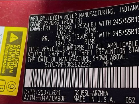 Certified 2019 Toyota Highlander SE AWD/4WD image 33