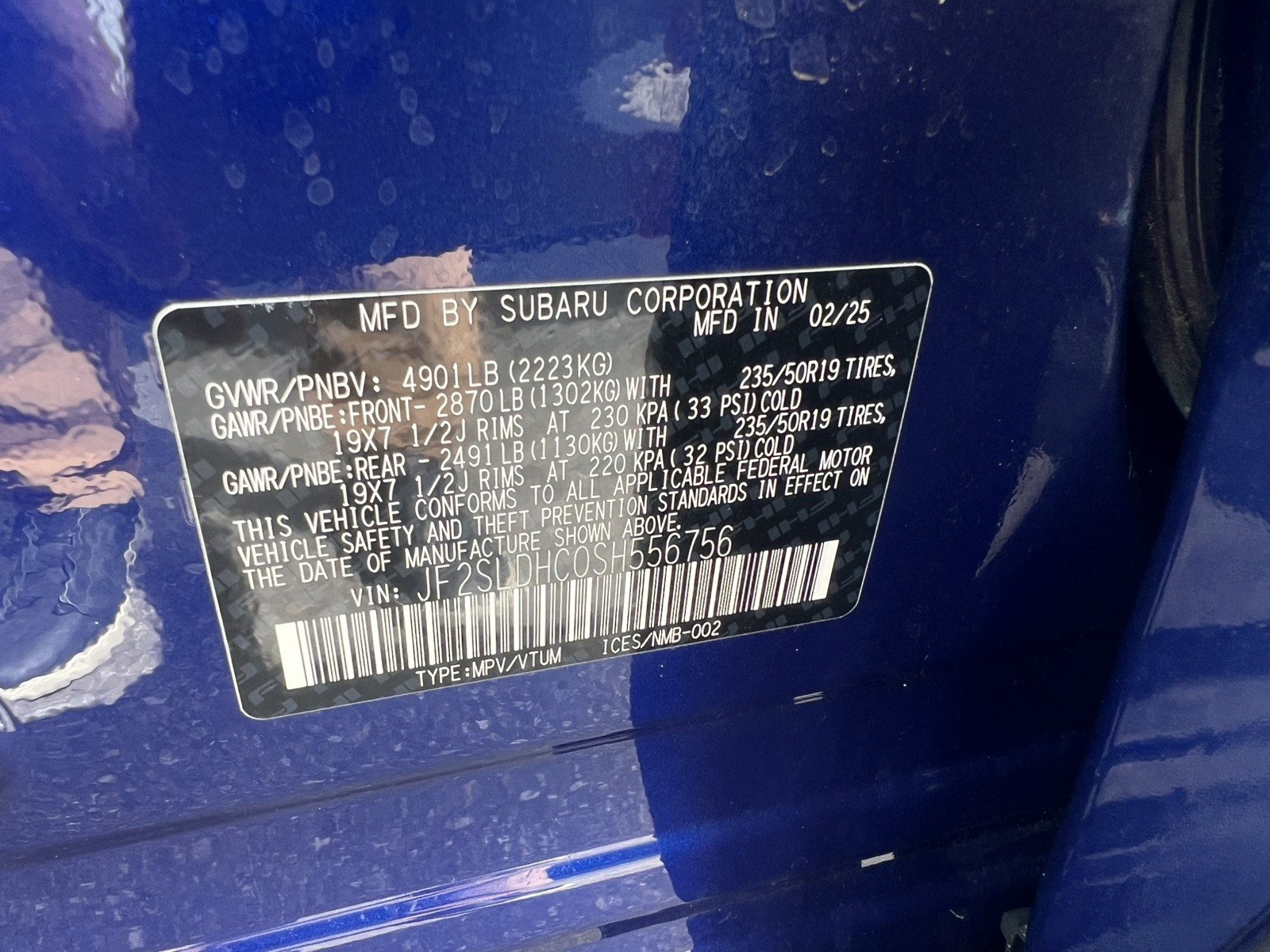 Certified 2025 Subaru Forester Sport AWD/4WD image 16