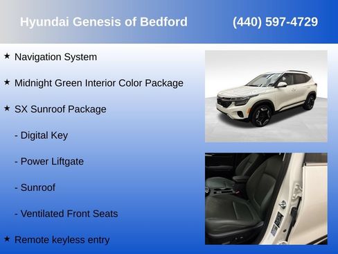 Used 2024 Kia Seltos SX w/ SX Sunroof Package AWD/4WD image 7