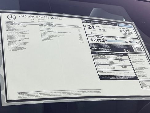 New 2025 Mercedes-Benz GLA 35 AMG AMG GLA 35 image 31