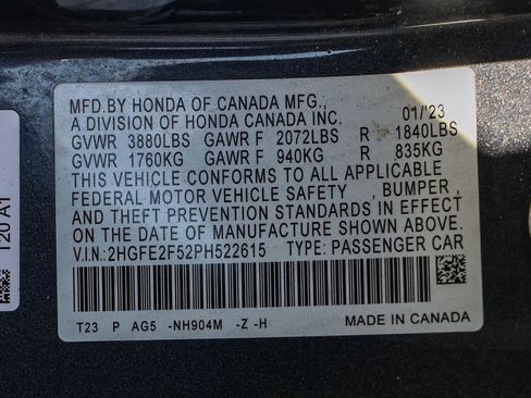 Used 2023 Honda Civic Sport image 32