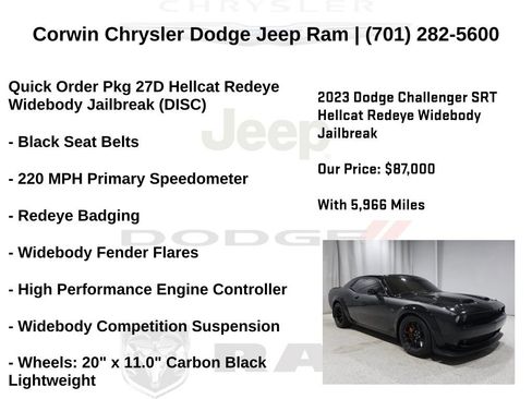 Used 2023 Dodge Challenger SRT Hellcat image 6