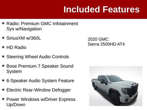 Used 2020 GMC Sierra 2500 AT4 w/ AT4 Premium Package AWD/4WD image 4