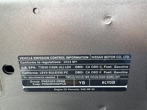 Used 2023 Nissan Sentra SV w/ All-Weather Package FWD image 23
