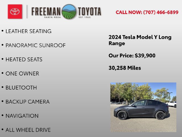 Used 2024 Tesla Model Y Long Range AWD/4WD image 4