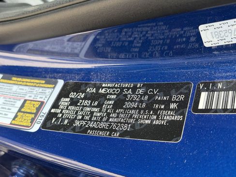 Certified 2024 Kia Forte LXS w/ LXS Technology Package FWD image 12