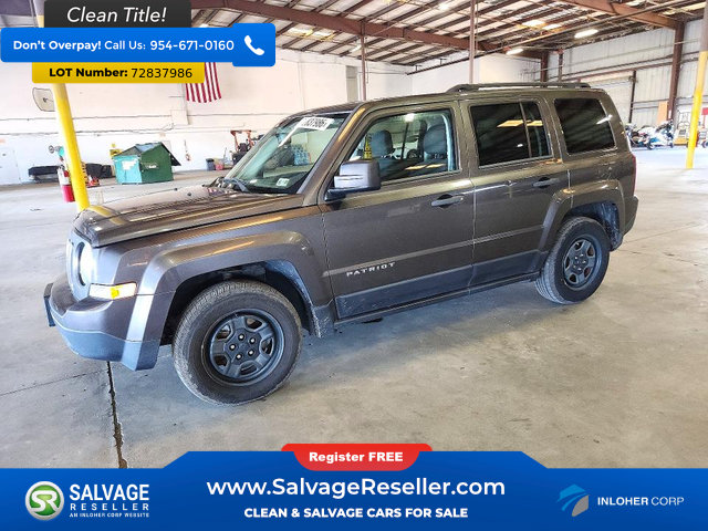 Used 2016 Jeep Patriot Sport w/ Mopar Trailer Tow Group FWD image 1