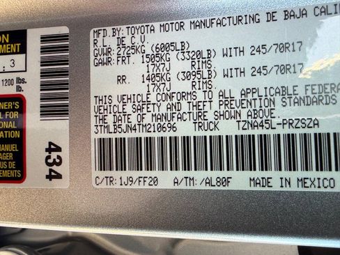 New 2026 Toyota Tacoma SR5 image 16