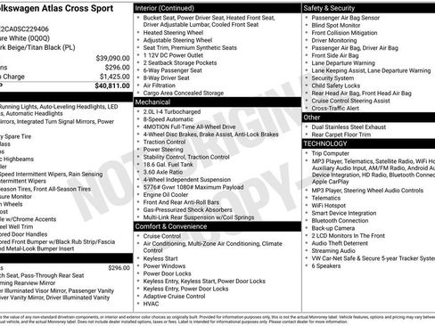Used 2025 Volkswagen Atlas Cross Sport SE AWD/4WD image 5