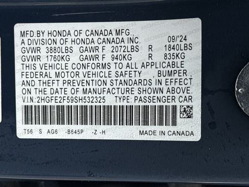 Used 2025 Honda Civic Sport image 33