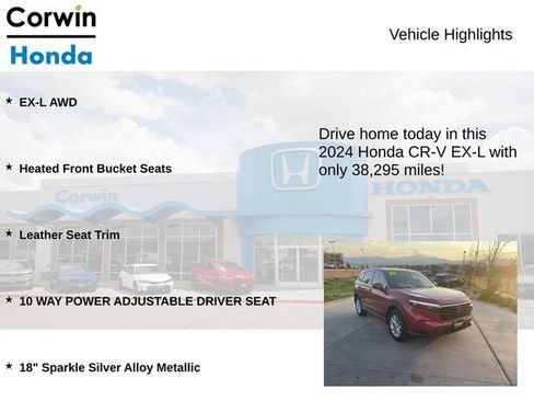 Used 2024 Honda CR-V EX-L image 6