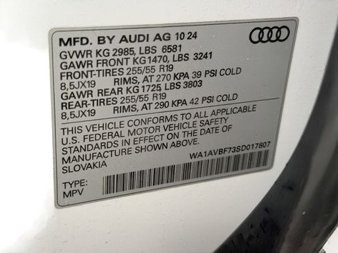 Certified 2025 Audi Q7 3.0T Premium w/ Convenience Package AWD/4WD image 21