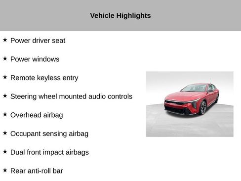 Certified 2025 Kia K4 GT-Line FWD image 28
