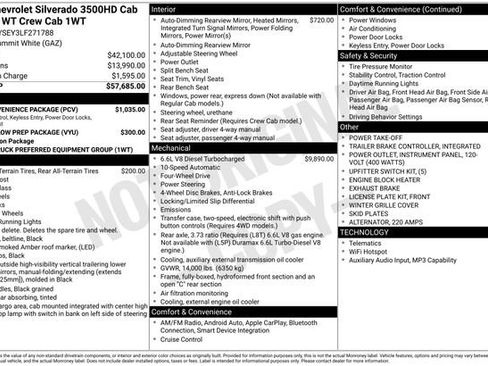 Used 2020 Chevrolet Silverado 3500 W/T w/ WT Convenience Package image 28