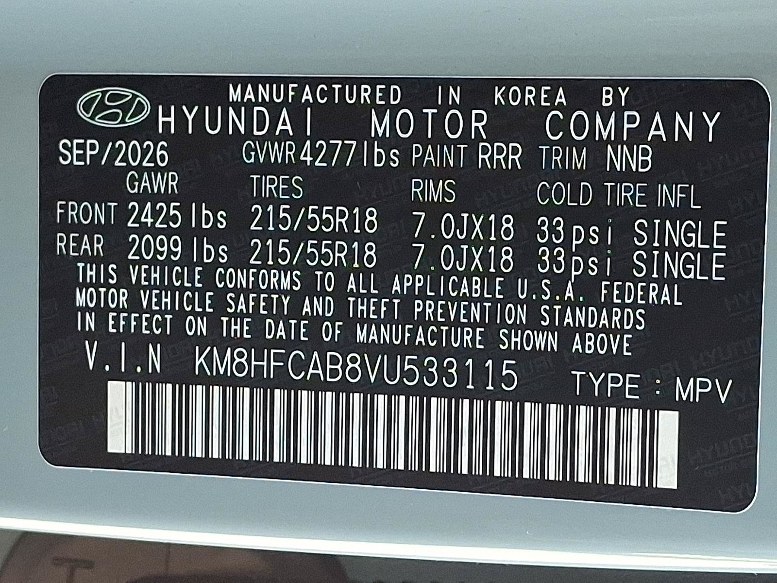 New 2027 Hyundai Kona SEL Sport AWD/4WD image 17