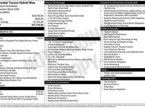 Certified 2022 Hyundai Tucson Blue AWD/4WD image 3