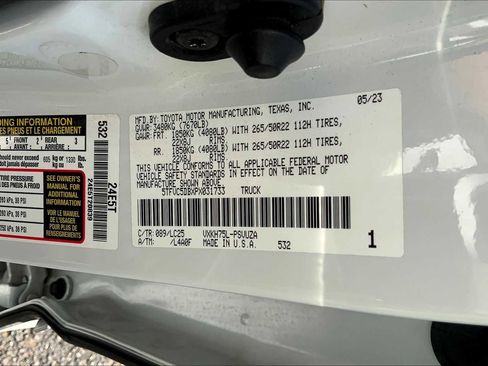 Used 2023 Toyota Tundra Capstone image 31