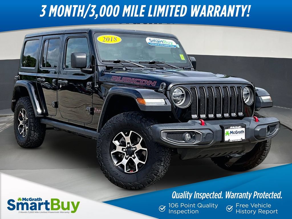 Used 2018 Jeep Wrangler Unlimited Rubicon AWD/4WD image 1