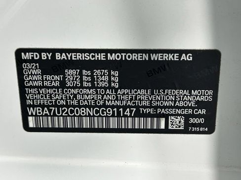 Used 2022 BMW 750i xDrive AWD/4WD image 45