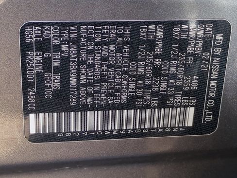 Used 2021 Nissan Rogue SV image 33