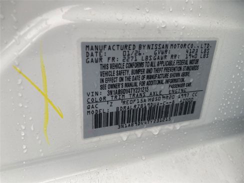 New 2026 Nissan Sentra SR w/ SR Premium Package image 36