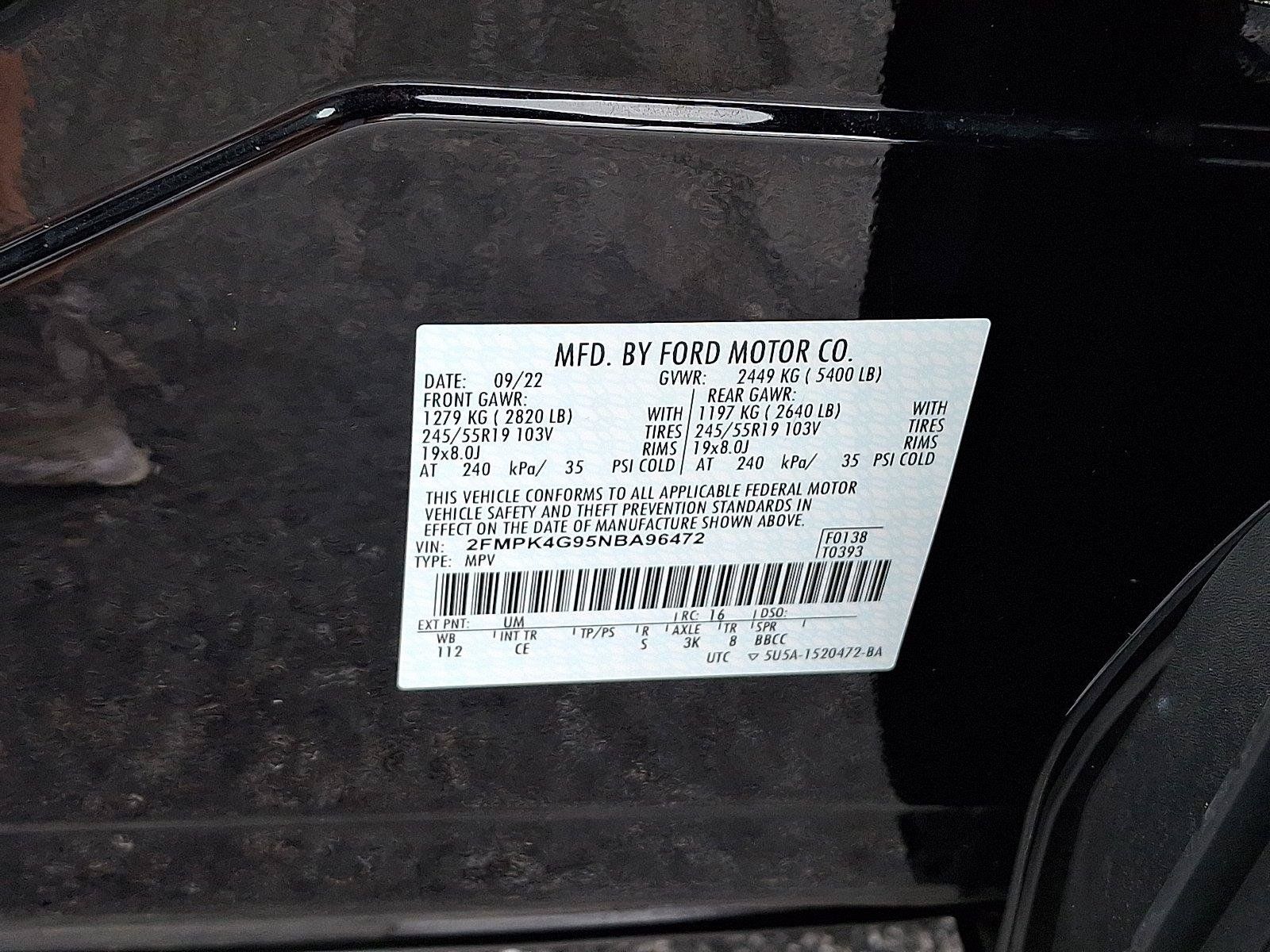 Certified 2022 Ford Edge SE w/ Black Appearance Package AWD/4WD image 26