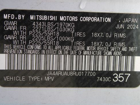 Used 2024 Mitsubishi Outlander Sport ES AWD/4WD image 39